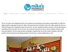 Tablet Screenshot of mikesrx.net